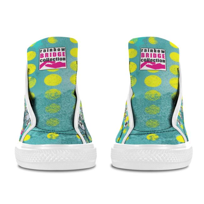 Sneaker mit Hundemotiv Eddy - Turnschuh, Sportschuh, bunt, Unisex, Grösse 36-46, Mischling, Mix, deutscher Schäferhund